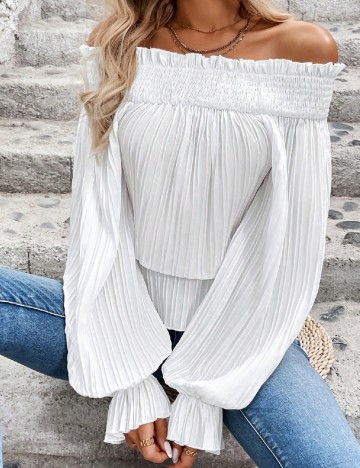 Bluza SHEIN, alb