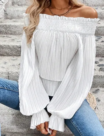 Bluza SHEIN, alb