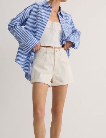 Pantaloni scurti Reserved, ecru