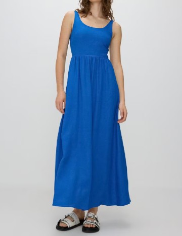 Rochie lunga Reserved, albastru