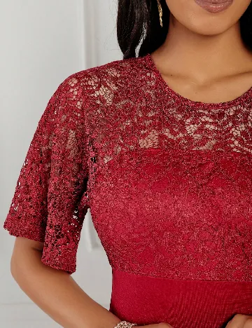 Rochie medie SHEIN, rosu