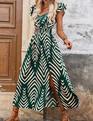 Rochie medie SHEIN, verde