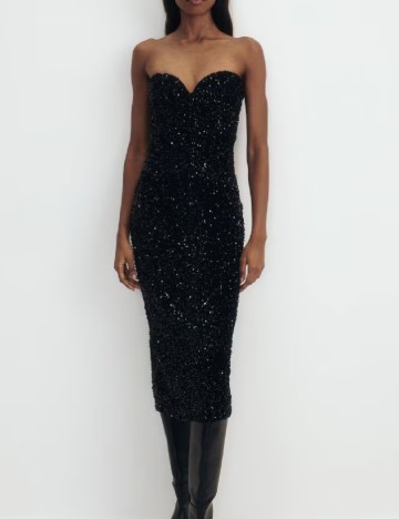 Rochie medie Reserved, negru