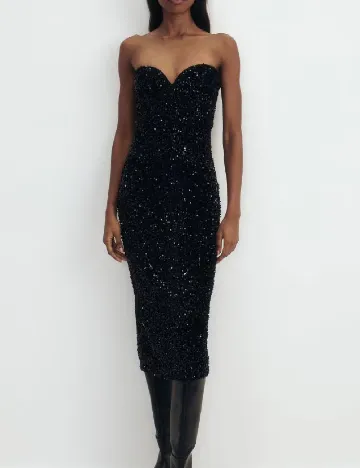 Rochie medie Reserved, negru