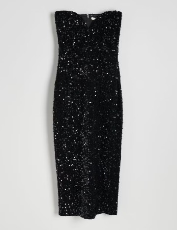 Rochie medie Reserved, negru
