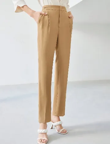 Pantaloni SHEIN, maro