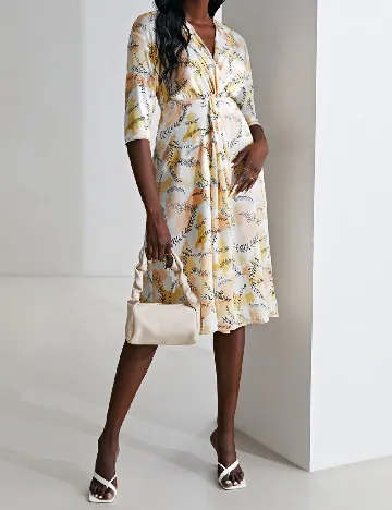 Rochie medie MOTF, mix culori