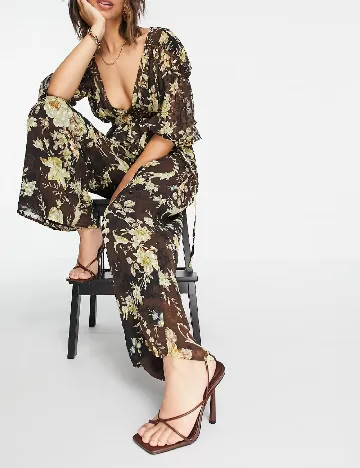 Pantaloni ASOS, maro