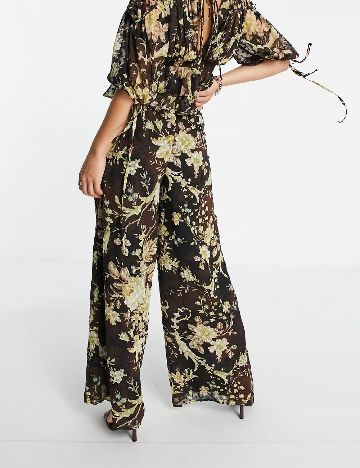 Pantaloni ASOS, maro