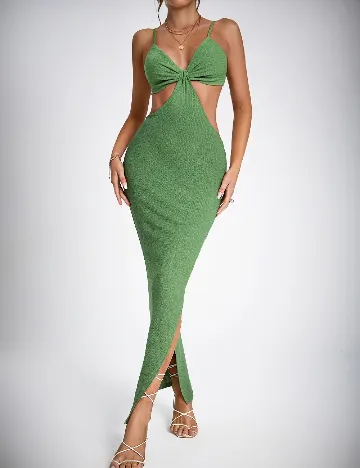 Rochie lunga SHEIN, verde