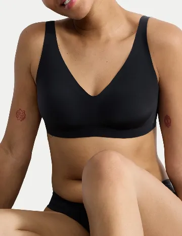 Sutien Sloggi by Triumph Plus Size, negru