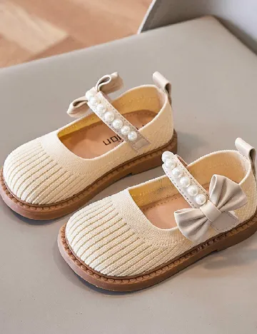 Pantofi Shein Kids, crem Crem