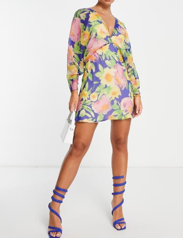 Rochie scurta ASOS, mix culori