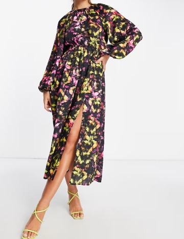 Rochie medie Top Shop, floral print