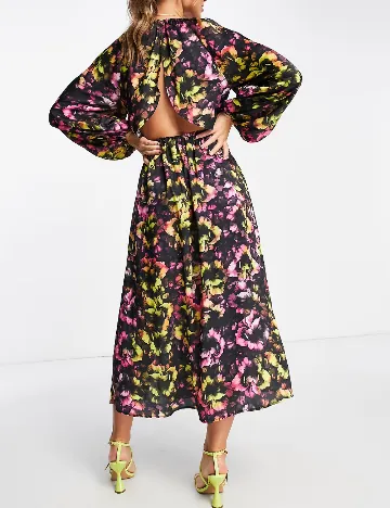 Rochie medie Top Shop, floral print