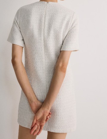 Rochie scurta Reserved, ecru