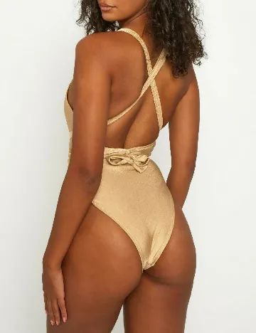 Costum de baie Moda Minx, crem Crem