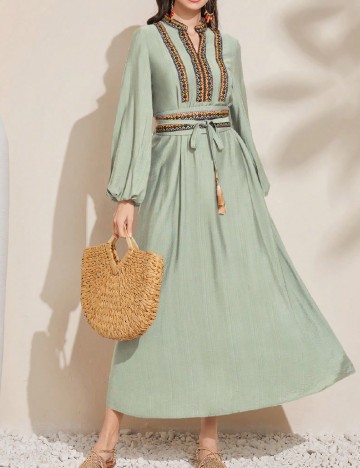 Rochie lunga SHEIN, verde