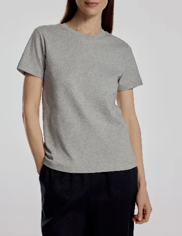 Tricou Reserved, gri deschis