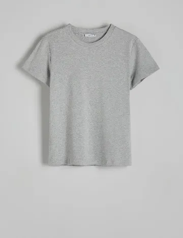 Tricou Reserved, gri deschis