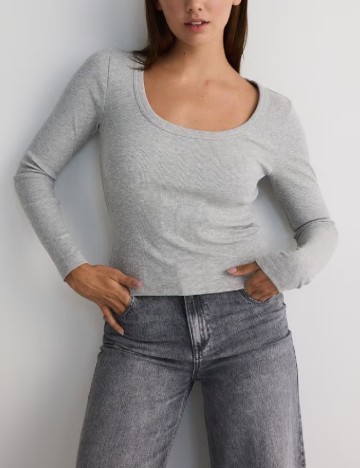 Bluza Reserved, gri deschis