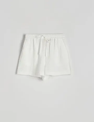 Pantaloni scurti Reserved, alb