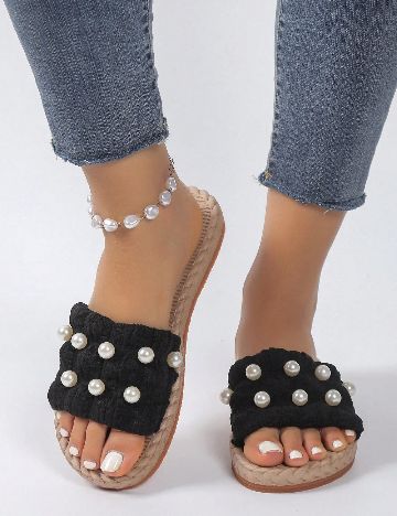 Slapi SHEIN, negru