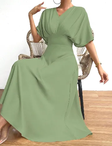 Rochie lunga SHEIN, verde