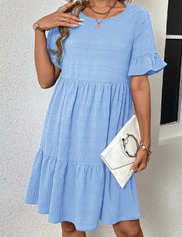 Rochie scurta SHEIN, albastru