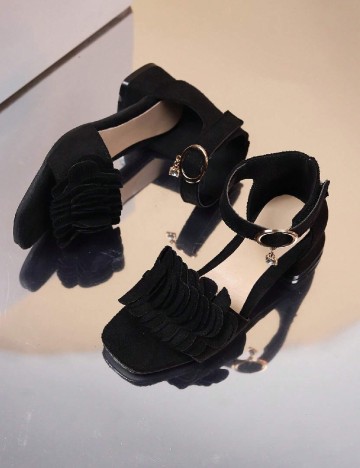 Sandale Shein Kids, negru