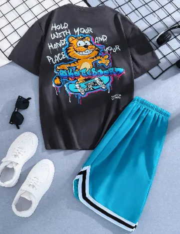 Compleu Shein Kids, mix culori Mix culori