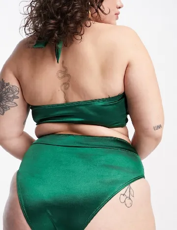 Chilot de baie South Beach Curve, verde