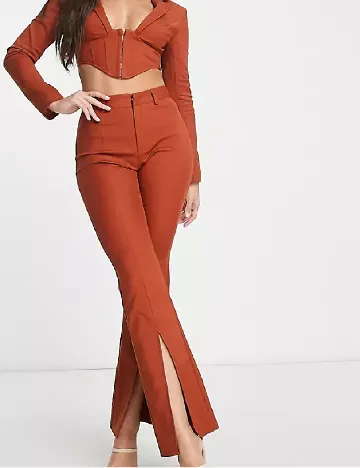 Pantaloni SIMMI, maro Maro
