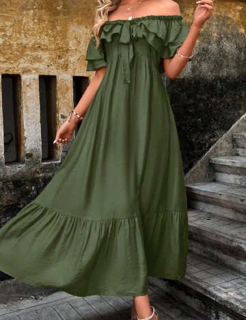 Rochie medie SHEIN, verde