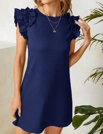 Rochie scurta SHEIN, albastru