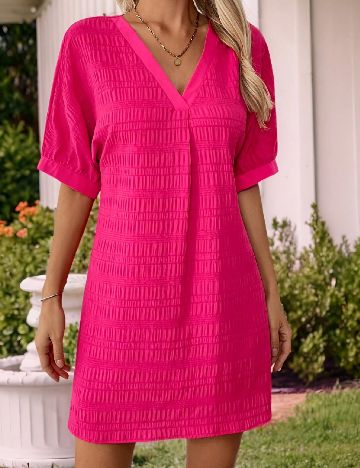 Rochie scurta SHEIN, roz