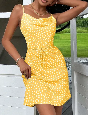 Rochie scurta SHEIN, galben
