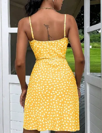 Rochie scurta SHEIN, galben