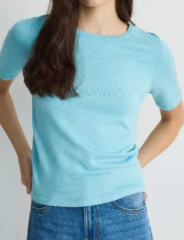 Tricou Reserved, albastru