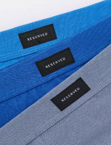 Set Boxeri 3 bucati Reserved, albastru
