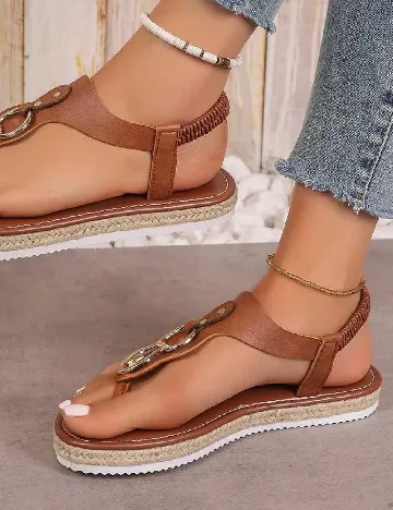 Sandale SHEIN, maro