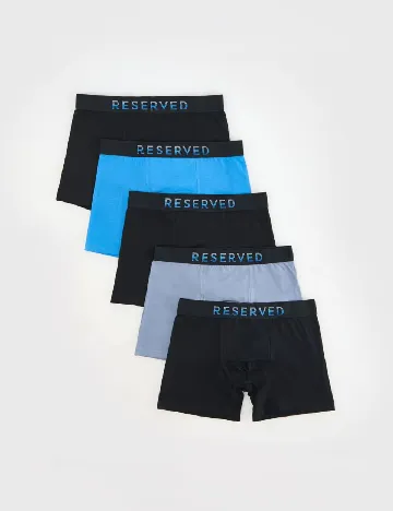 Set Boxeri 5 bucati Reserved, mix culori