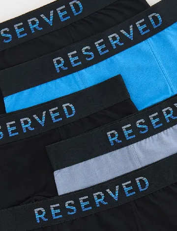 Set Boxeri 5 bucati Reserved, mix culori
