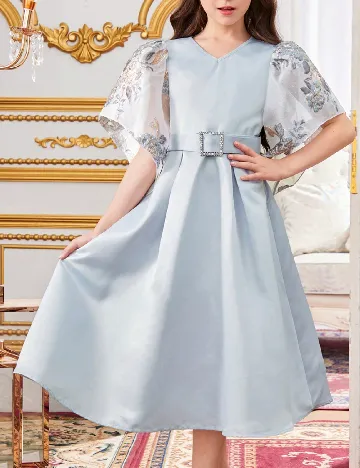 Rochie Shein Kids, gri Gri