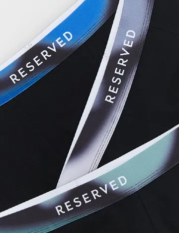 Set Boxeri 3 perechi Reserved, negru