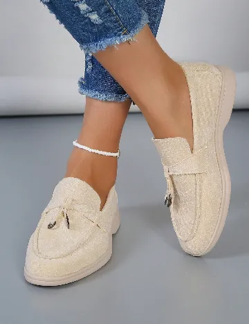 Mocasini SHEIN, crem