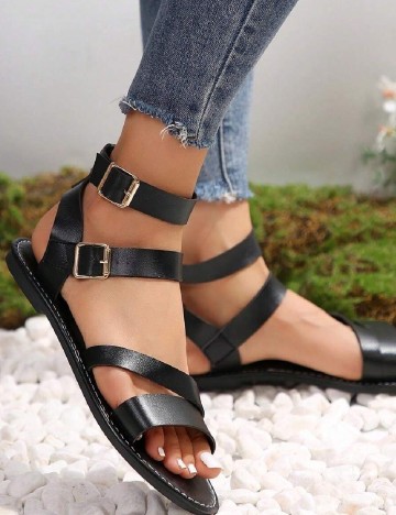 Sandale SHEIN, negru