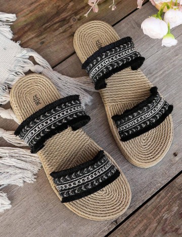 Slapi SHEIN, negru