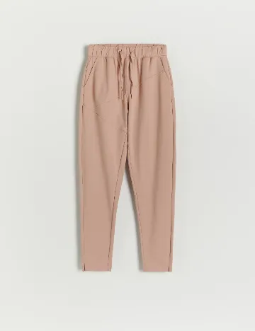 Pantaloni Reserved, roz pudra