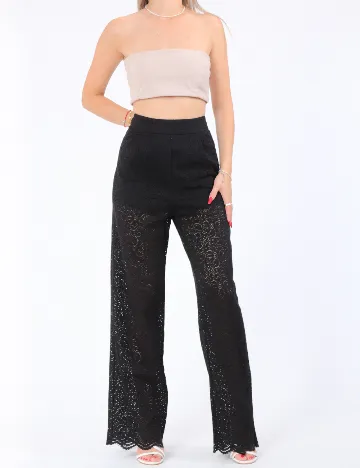 Pantaloni the frolic, negru